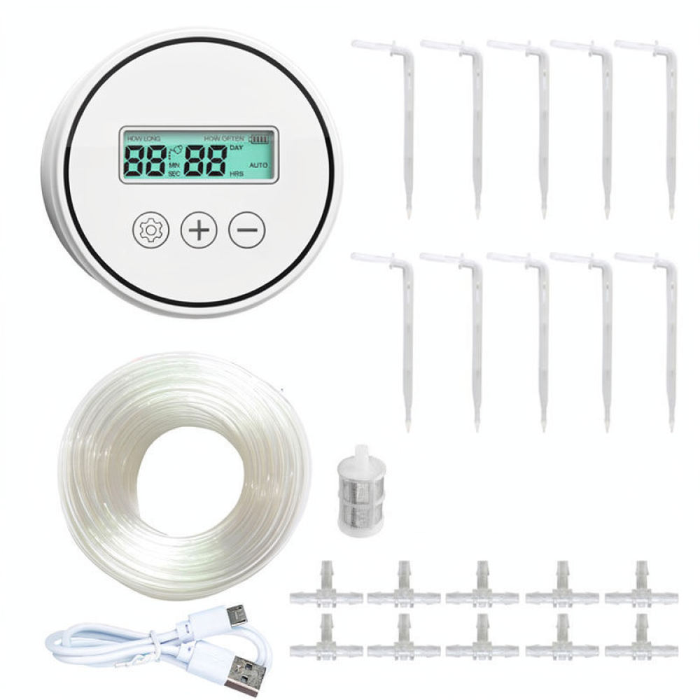 Smart Garden Kit - Automatisches Tropfbewässerungssystem mit Smart-Timer für Zimmerpflanzen,