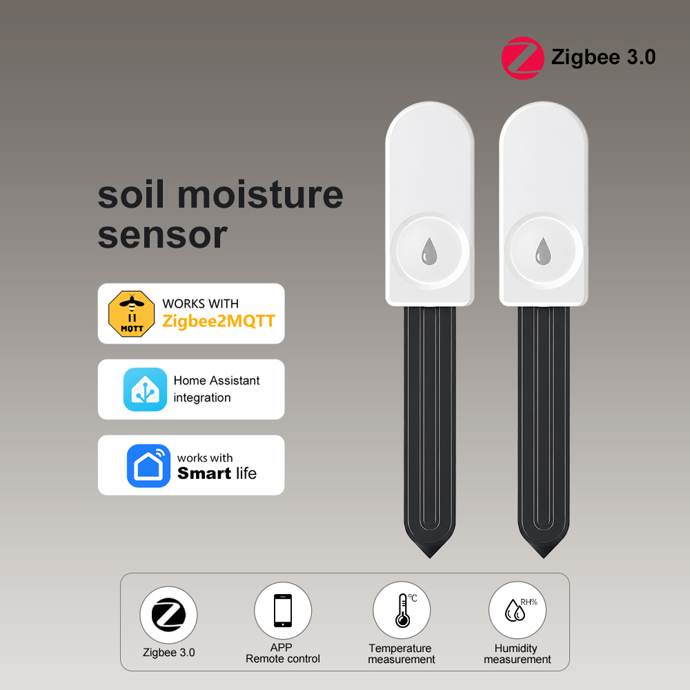 Plant Monitor - ZigBee Bodenfeuchtigkeitstester Feuchtigkeitsmesser für Bauernhof, Rasen,