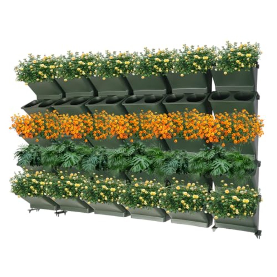 Self Watering Planter - Vertikaler Wandpflanzkasten für Balkon und Garten,