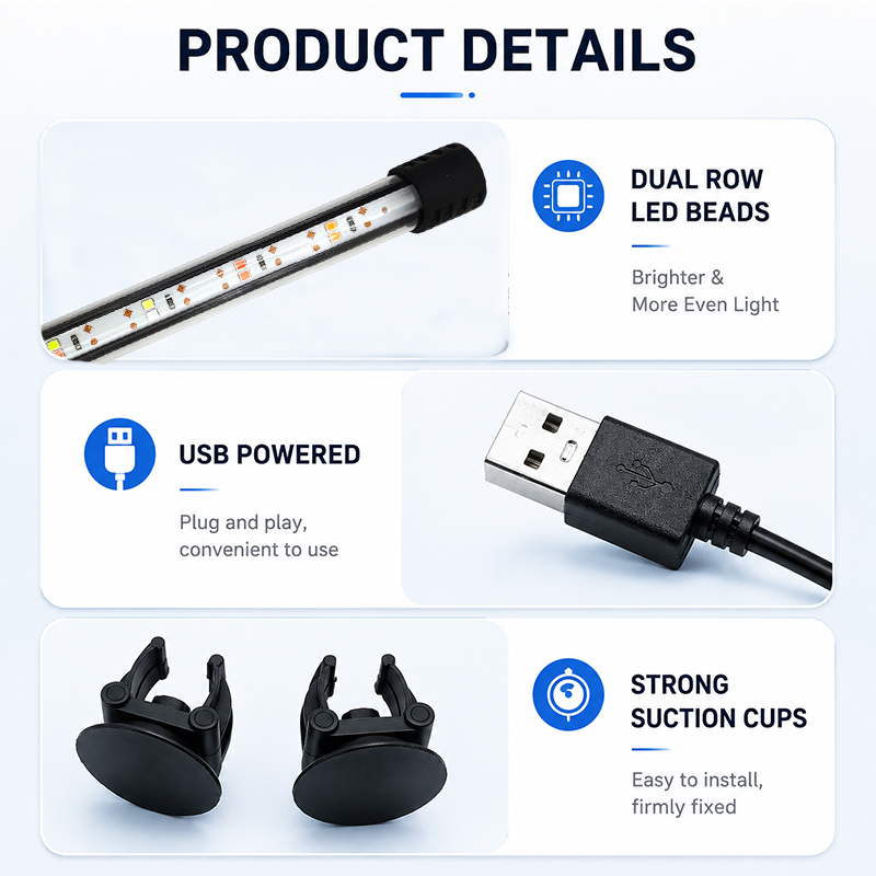 18-58cm USB Vollspektrum Aquar – Grow Light Led Bewertung und Preis
